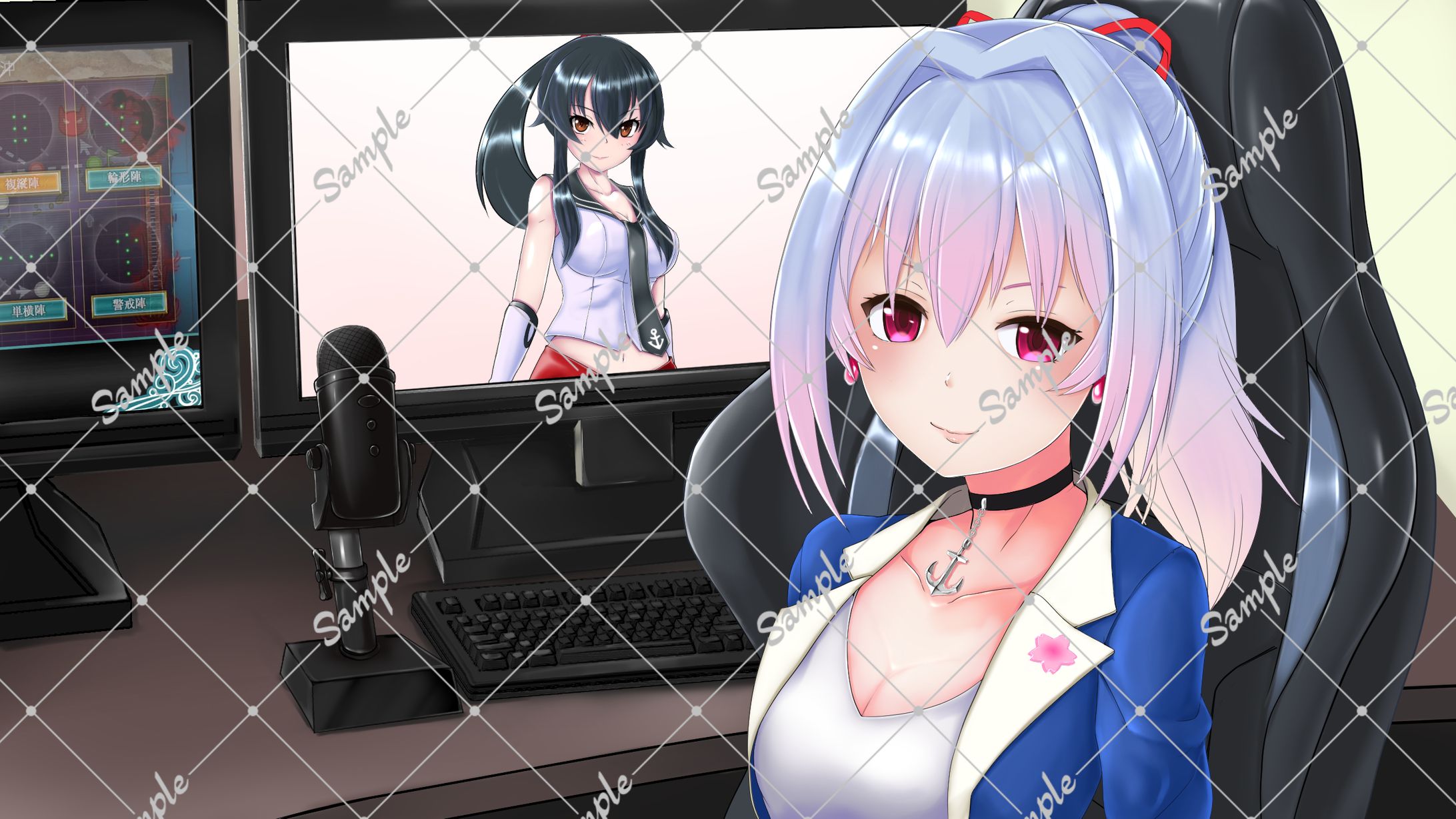 【work】水城ほたる様　youtubeチャンネルバナーイラスト-1