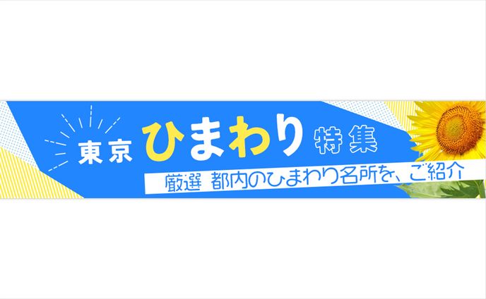 ひまわり名所特集バナー