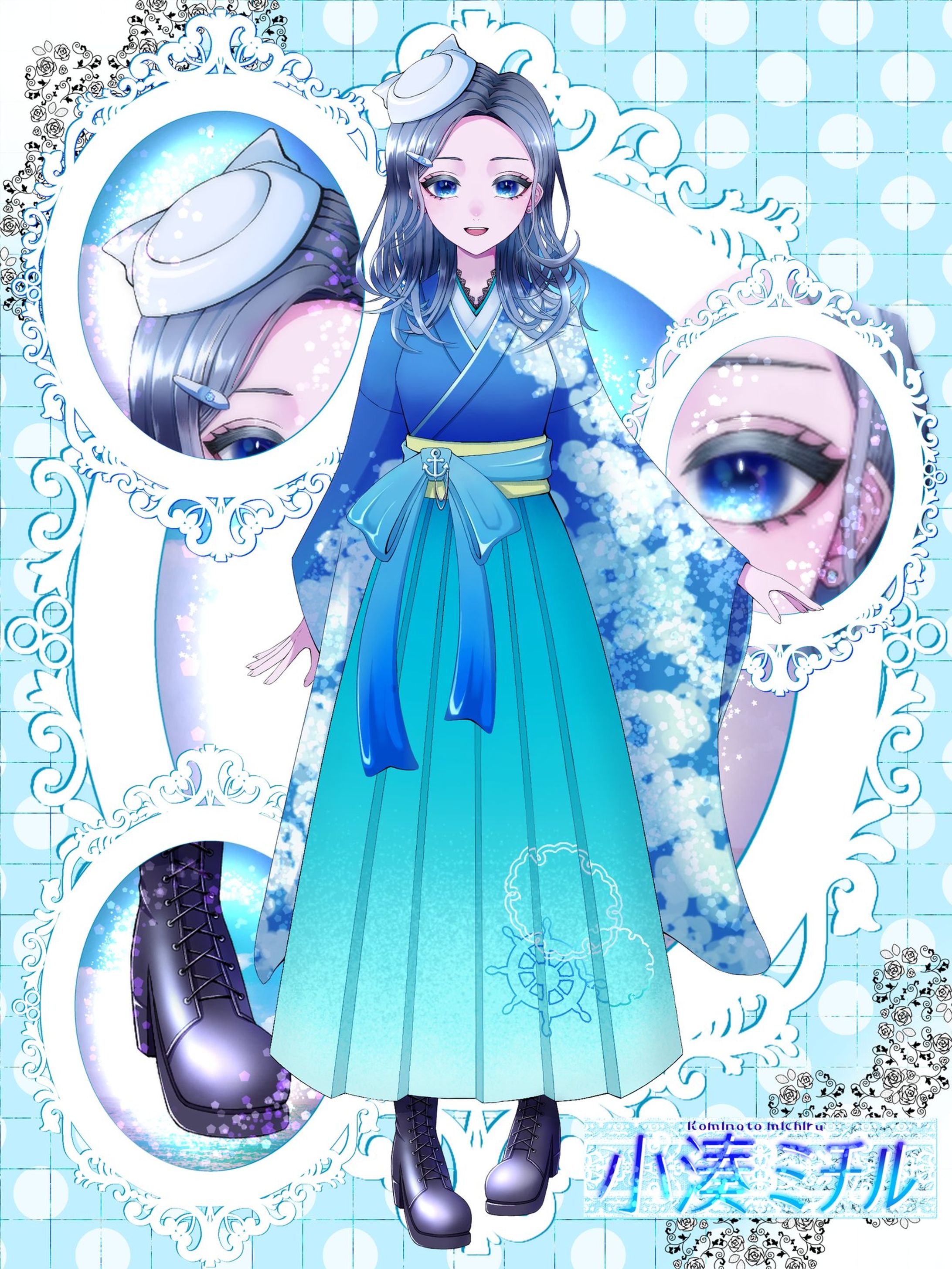 ネット声優様のVライバーデビュー立ち絵の制作-1