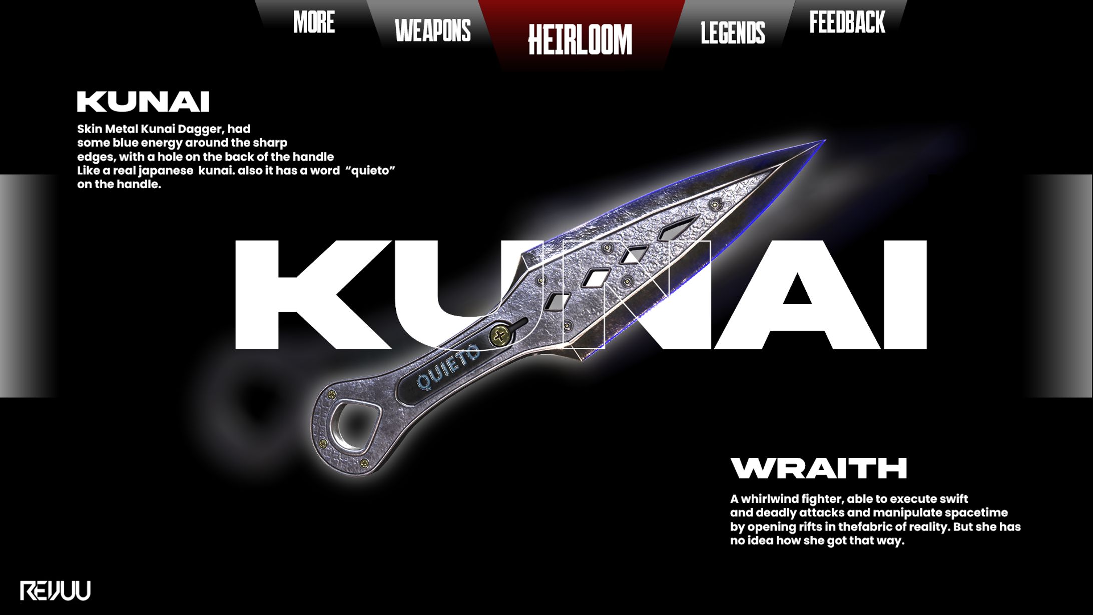 [UI Design] -Wraith's Kunai-1