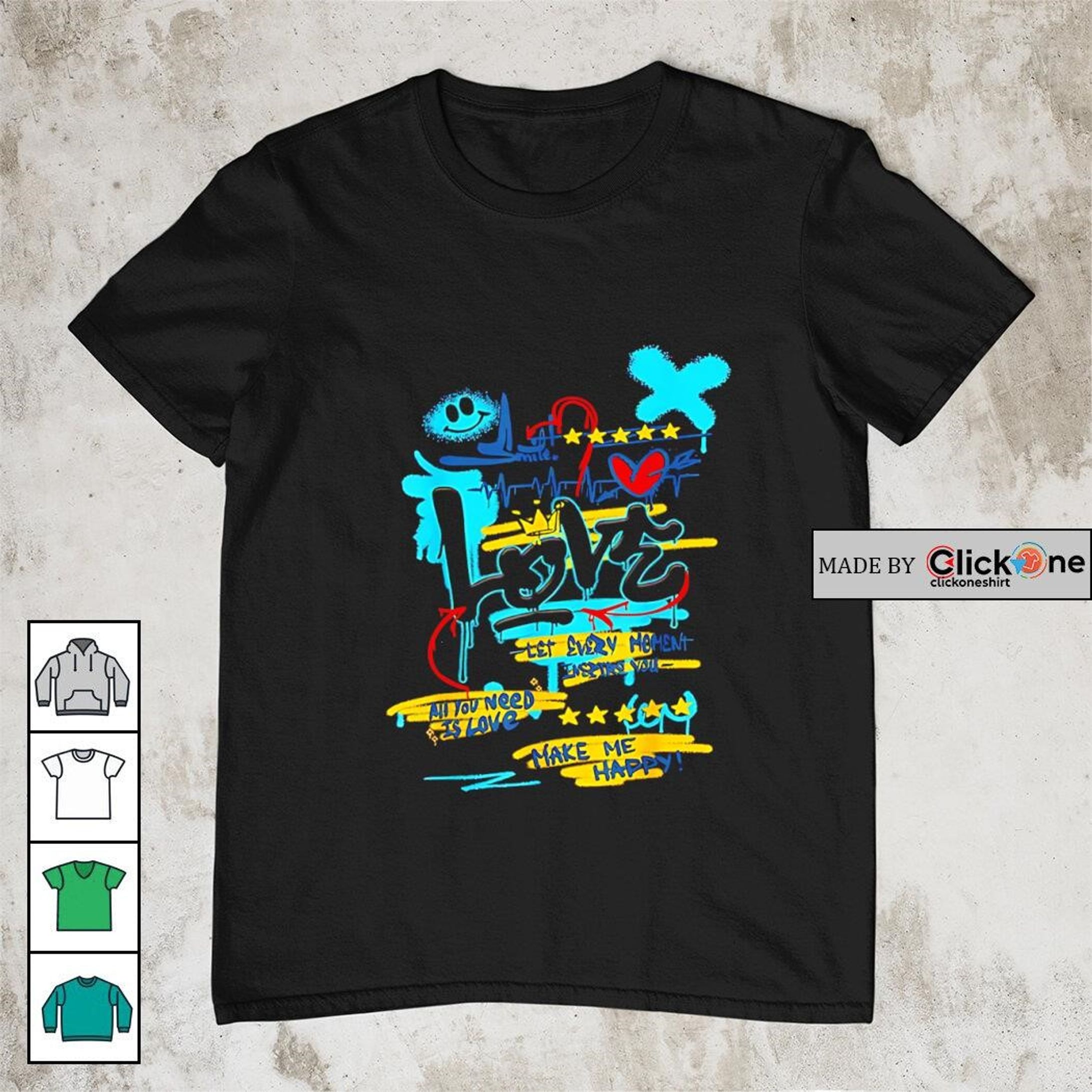 Happy Love Beats – Make Me Happy Shirt-1