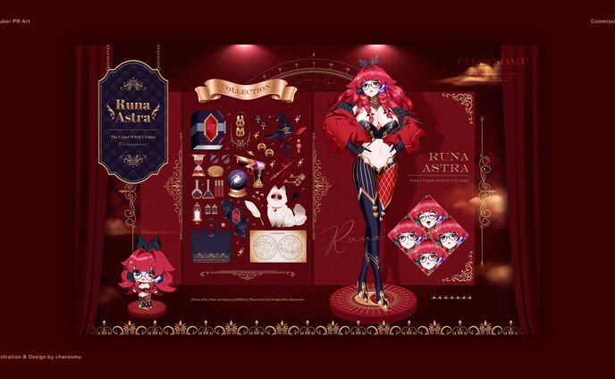 Vtuber PRイラスト