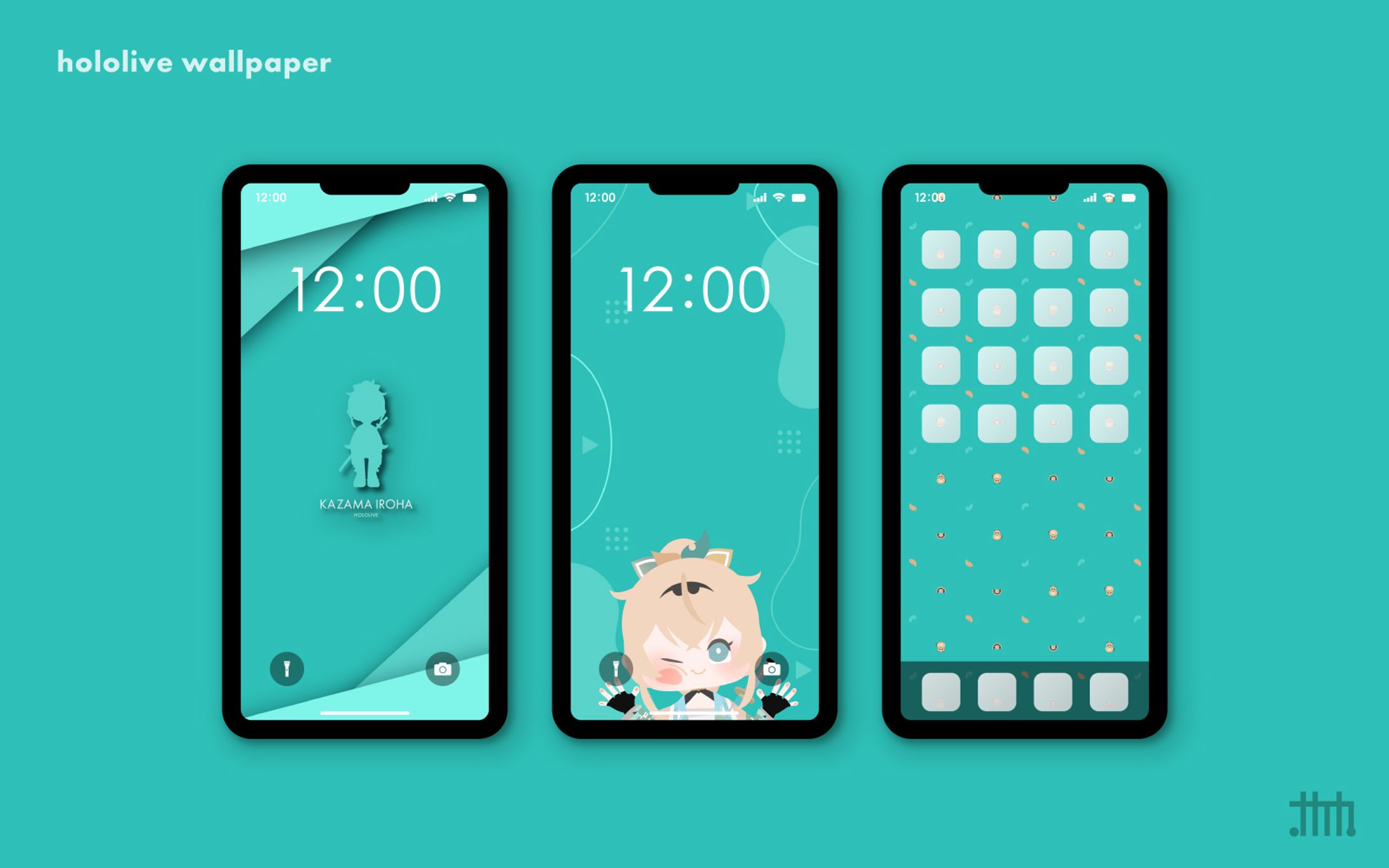 【二次創作】スマホ壁紙 風真いろは-1