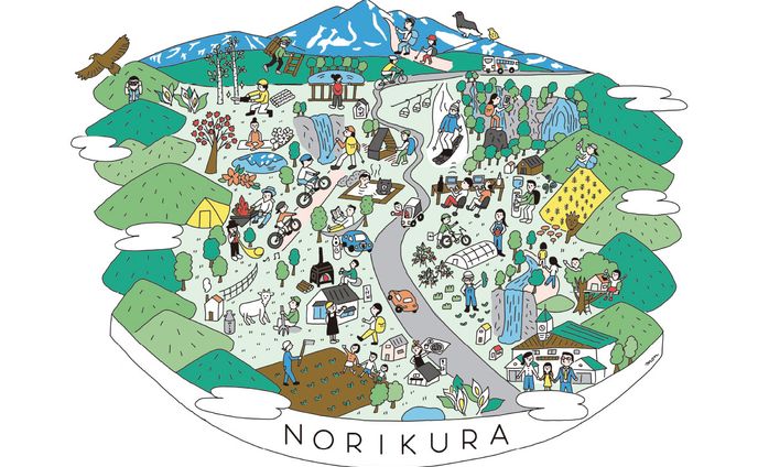 のりくら高原ミライズイメージイラスト（のりくらミライズ構想協議会）