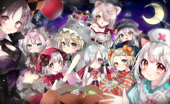 歌ってみた動画用イラスト