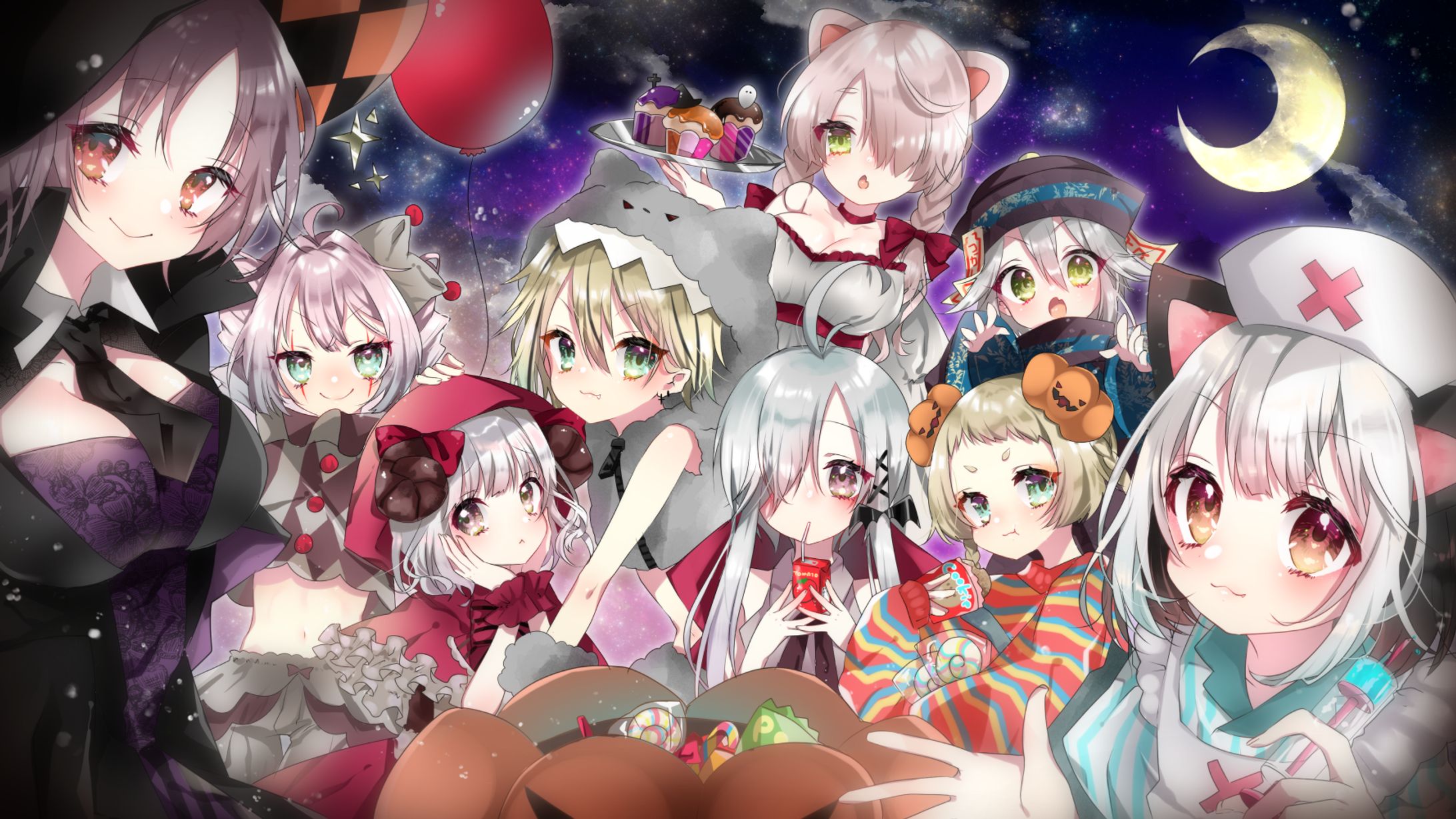 歌ってみた動画用イラスト-1