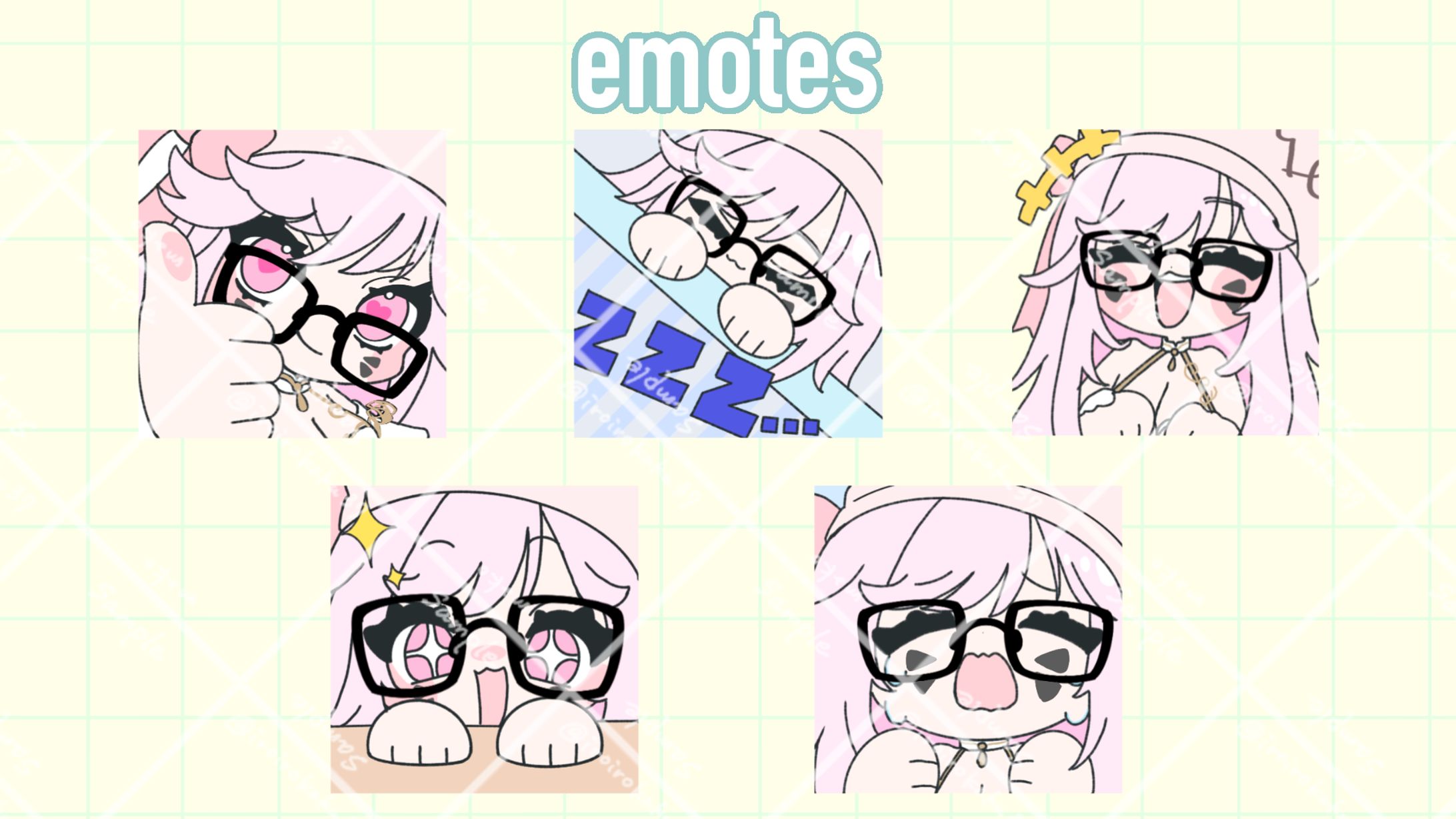 【ご依頼】Twitch用スタンプ-1