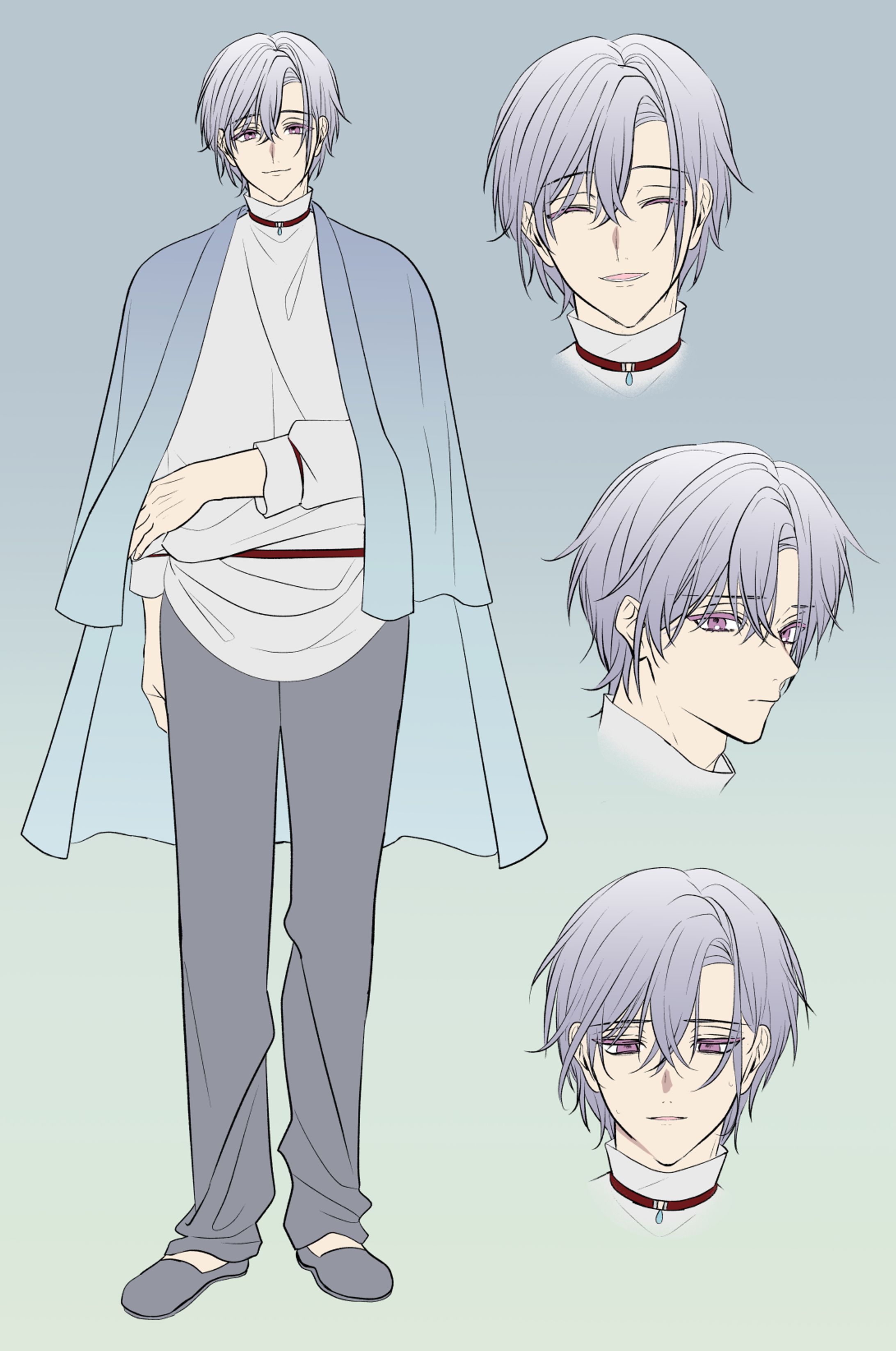 創作キャラクター全身＋表情(男性/ファンタジー)-1