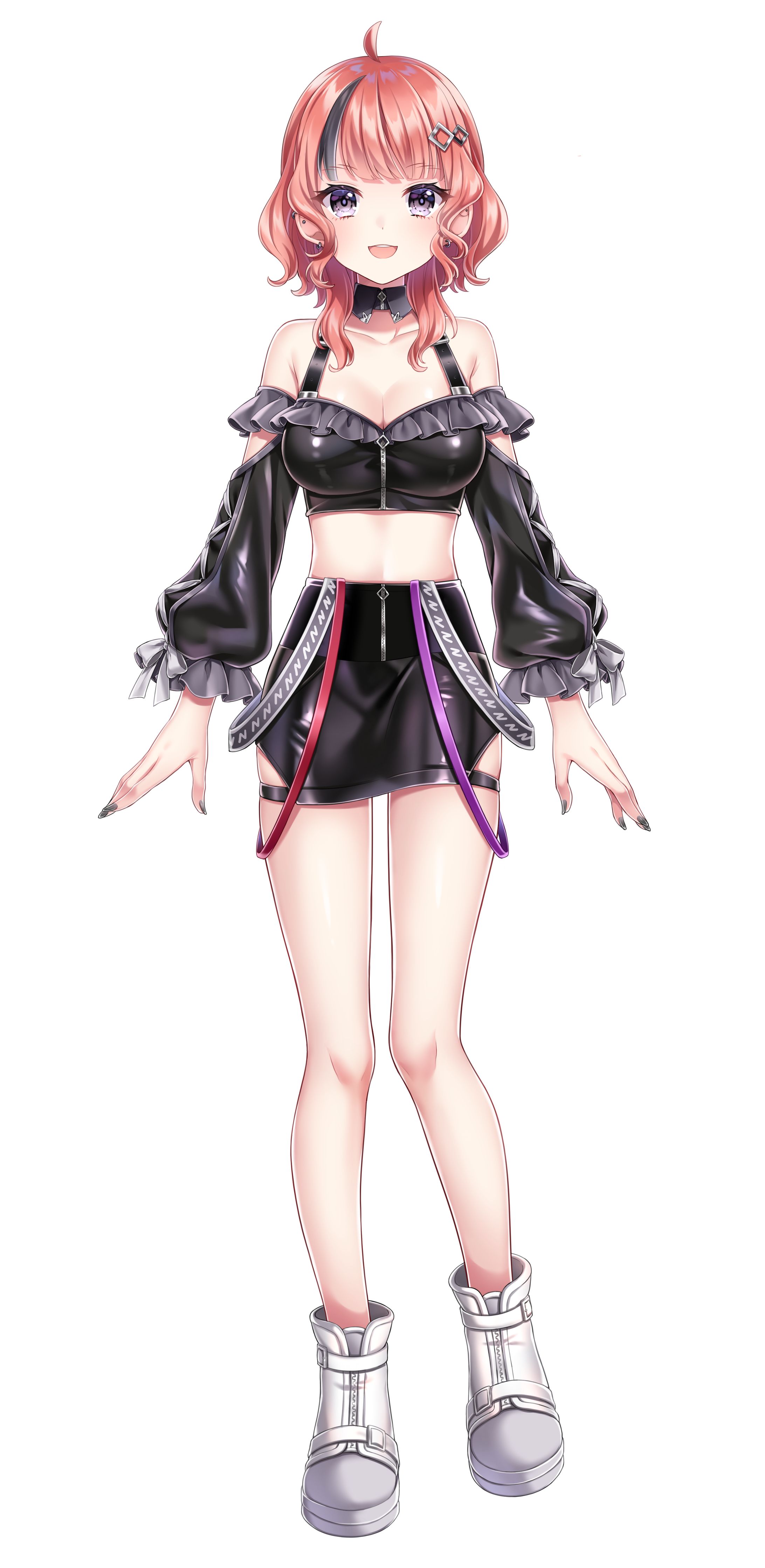 微睡シカ様│ご依頼Live2Dイラスト-1