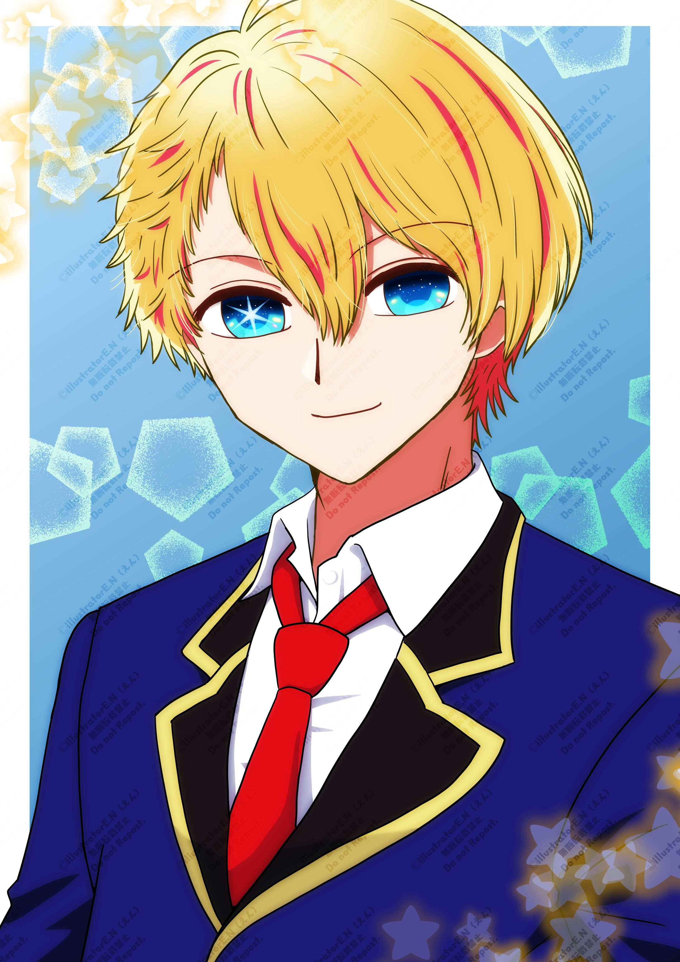 推しの子ファンアート（星野アクアマリン）-1