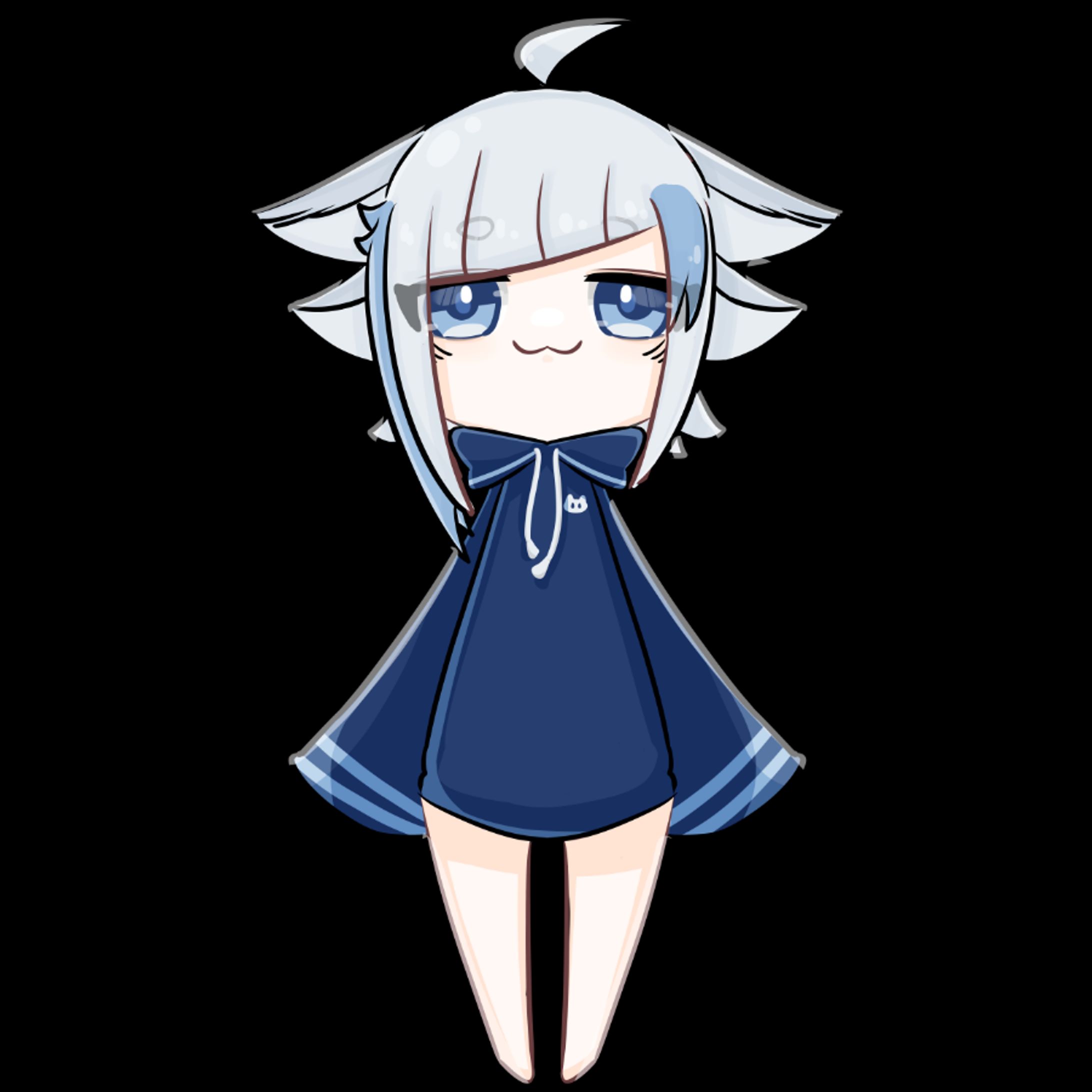 【にゃめざめ】デフォルメ正面-1