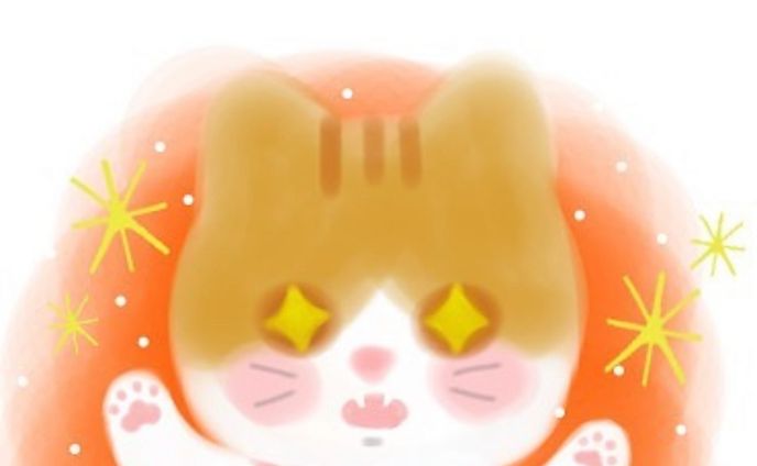 ゆるめの淡いイラスト
