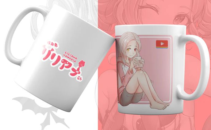 Illustration - 吸血鬼リリアナマッグ / Liliana Vampaia Mug