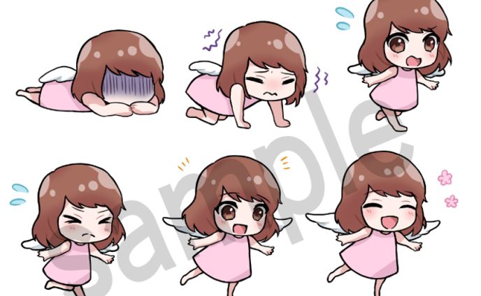 ワンポイントに使えるイラスト