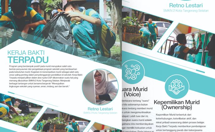 Kerja Bakti Terpadu - Standing banner [Commision]