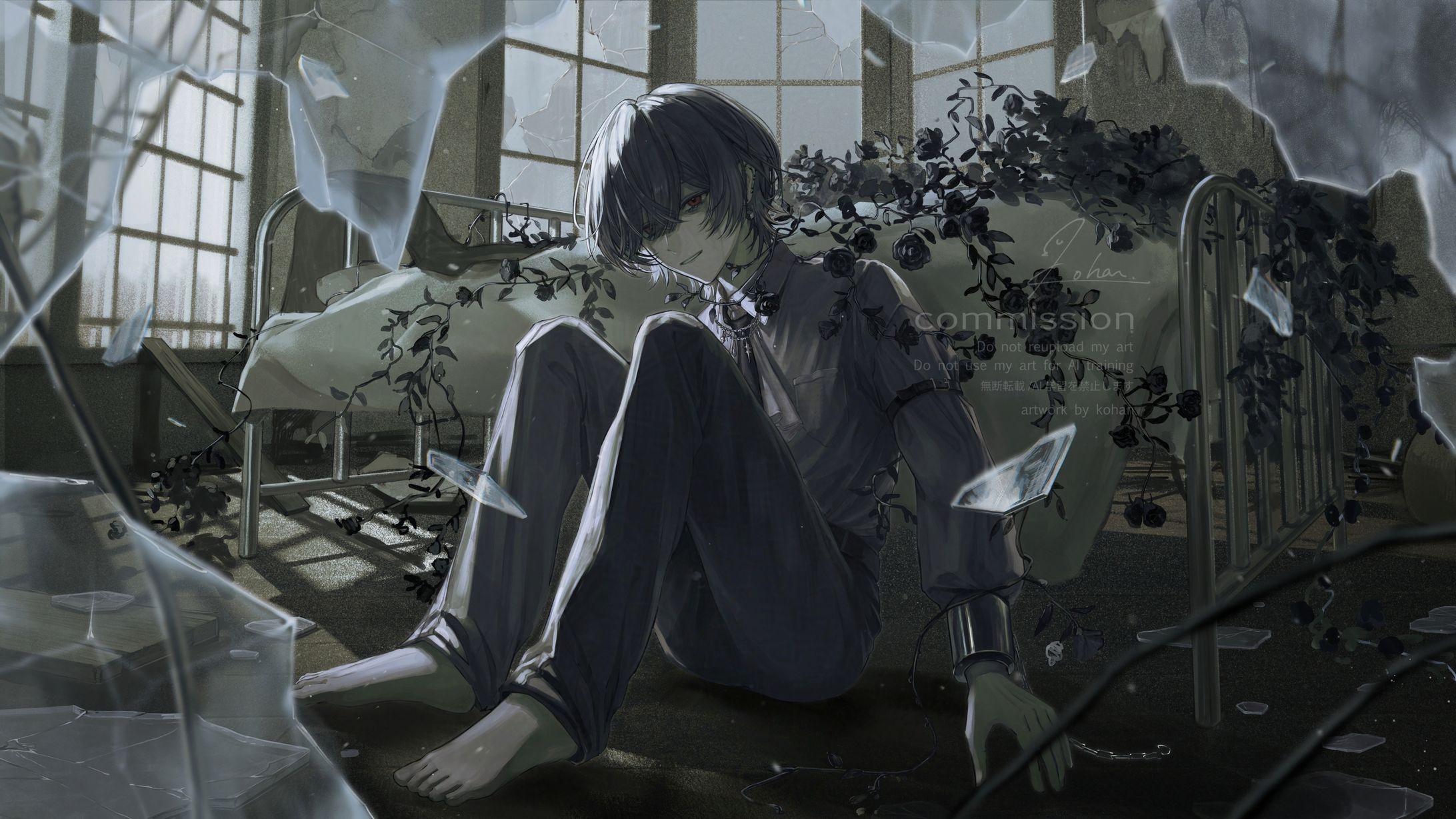 【work】雪見様「エム」 cover動画イラスト-1