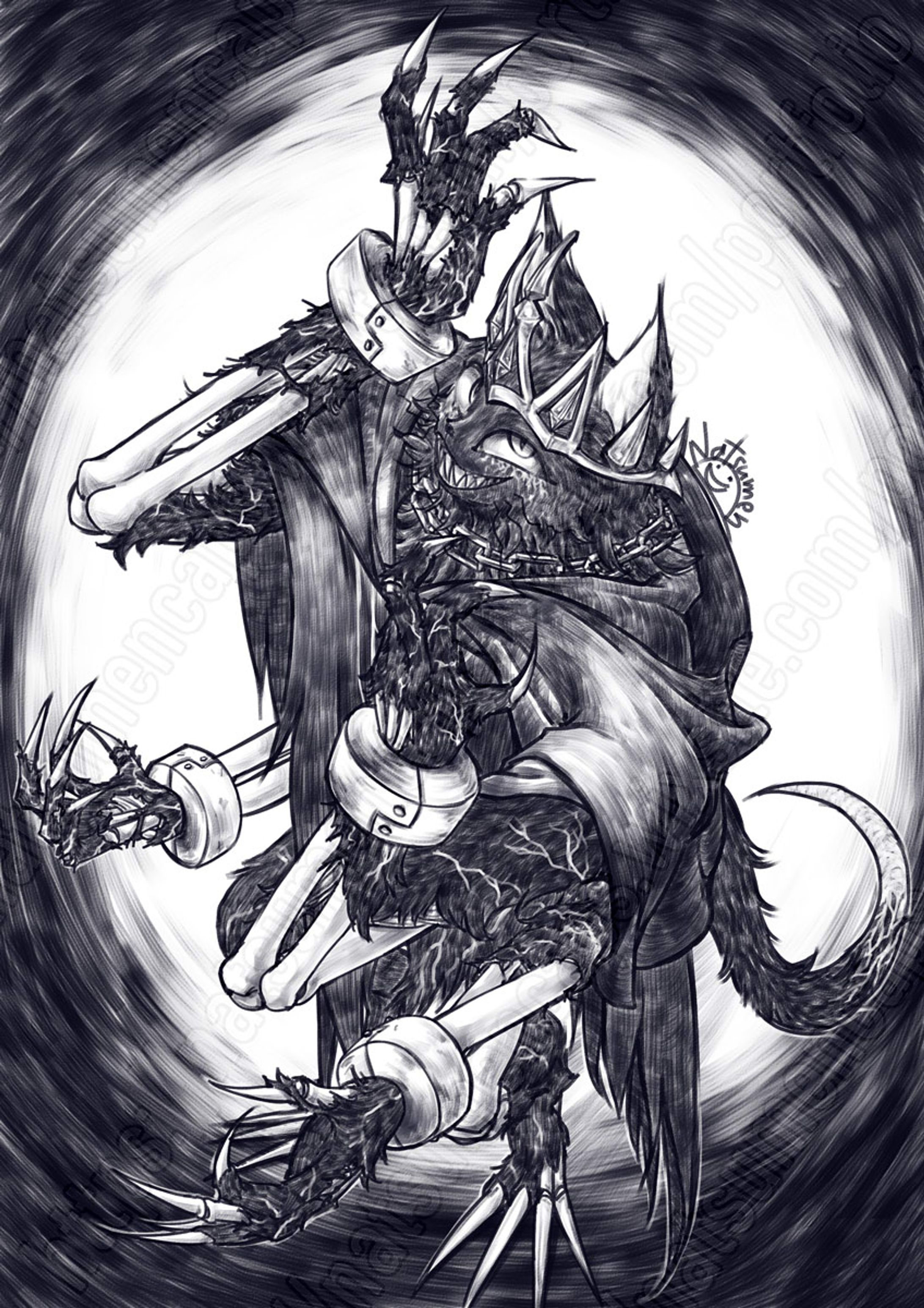 BW Sketchy styled artworks-1