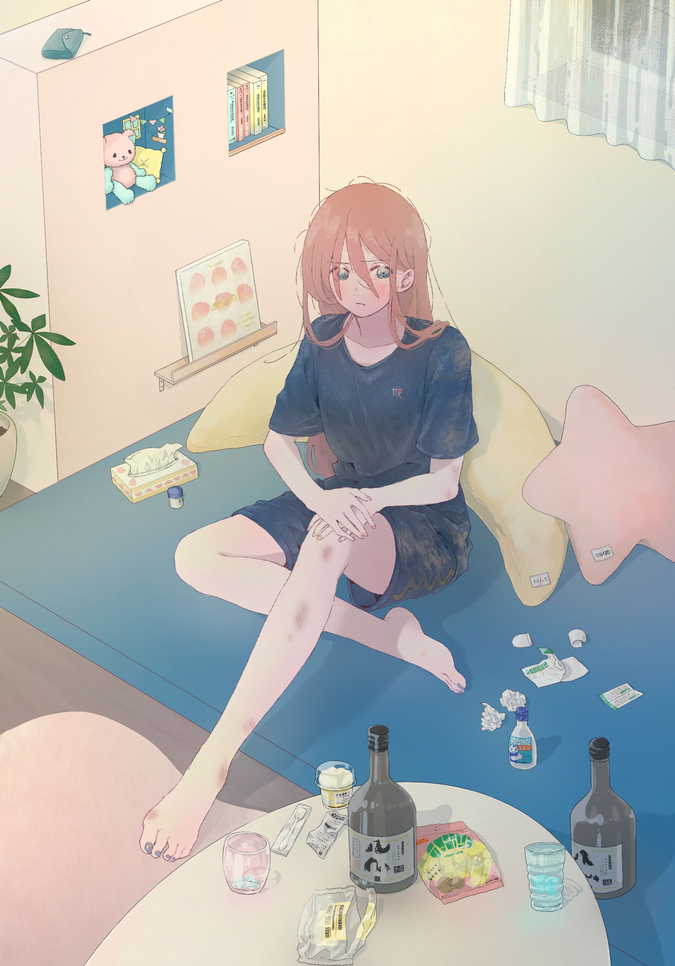 お酒とスイーツは無事-1