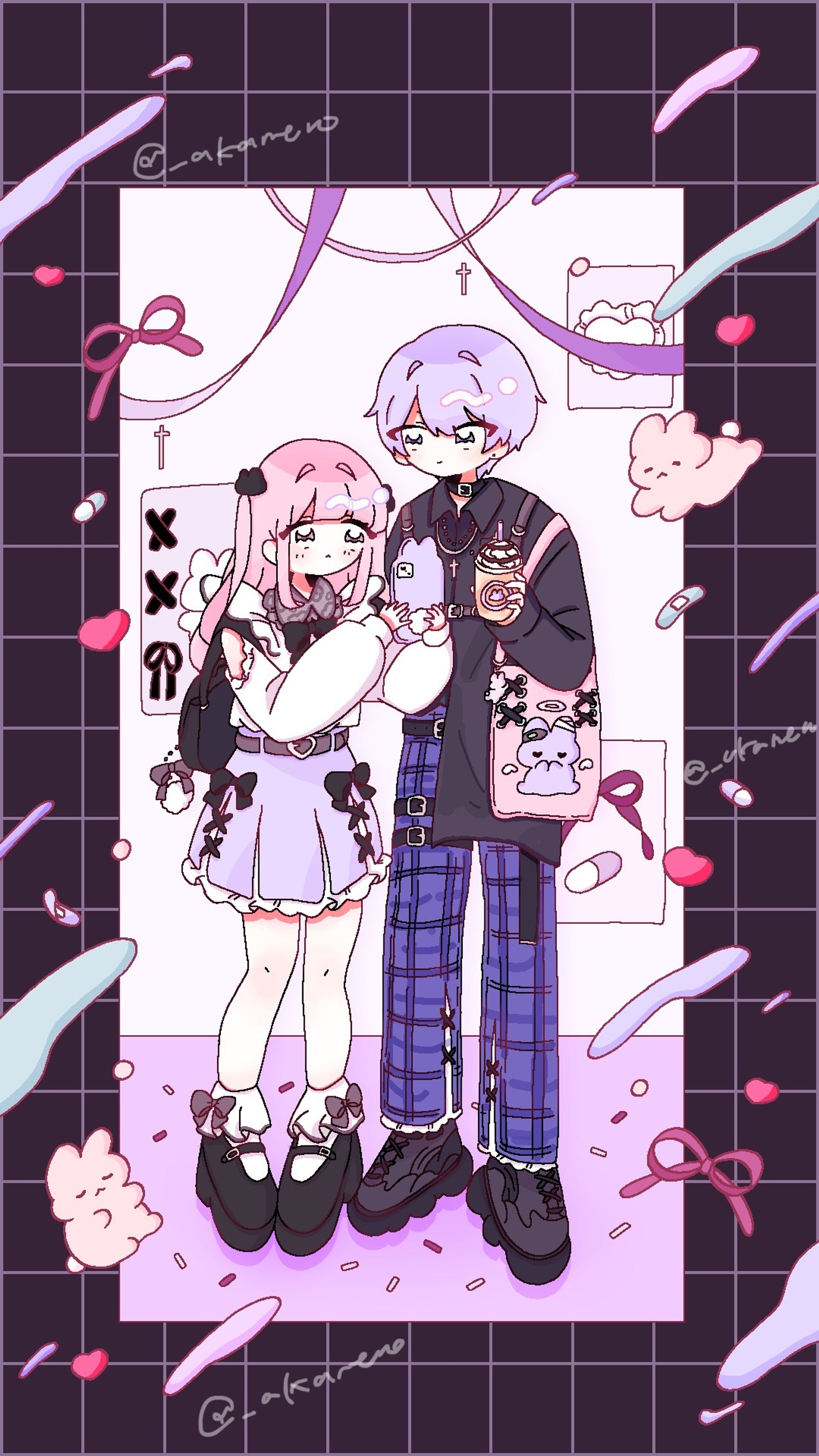 【お仕事】個人様　壁紙イラスト-1
