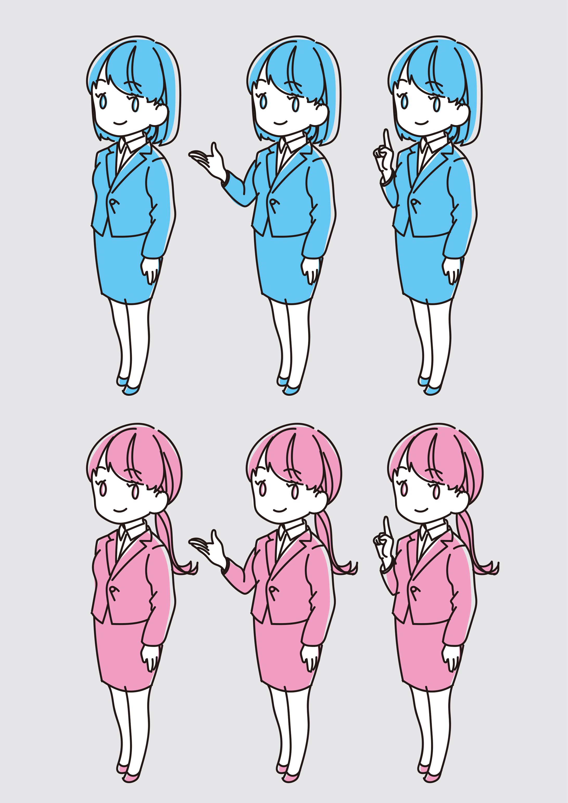 カットイラスト風【創作】-1