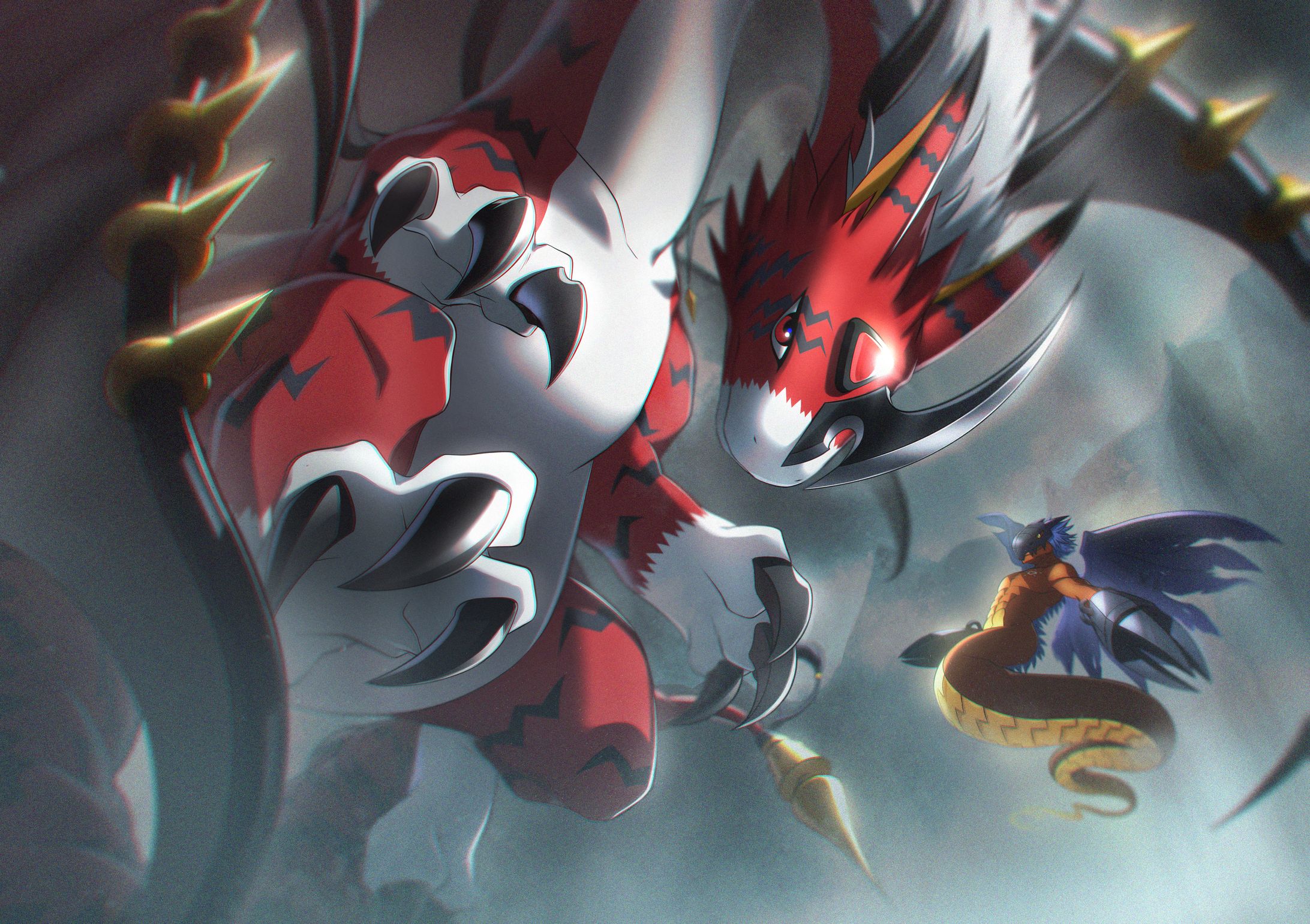 【仕事絵】DIGIMONSEEKERS カラー挿絵❸-1