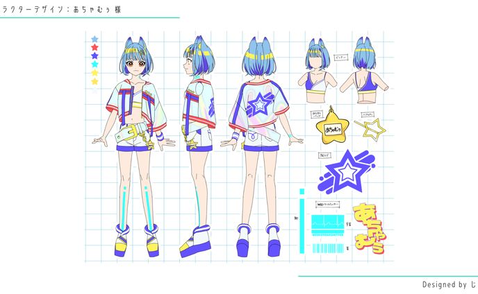 CHARACTER DESIGN - あちゃむぅ 様