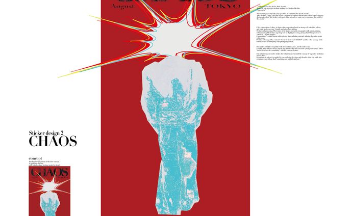 (まとめ)ステッカー制作／コンセプト【東京CHAOS】