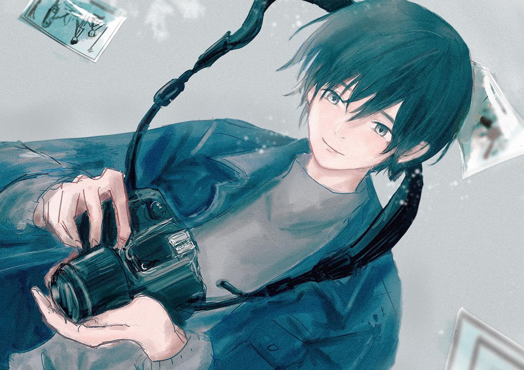 明日はカメラの日らしいので、コツコツと数日前から描いたのですが、せっかちで明日まで待てないので投稿します📷

オートフォーカスカメラが発売された日だとか。仕事で物取りする時にオートフォーカスついてないカメラ（スタンド固定で使用）で撮ってるのですが、最初触ったときびっくりしたな。文明万歳🙌

#カメラの日-1