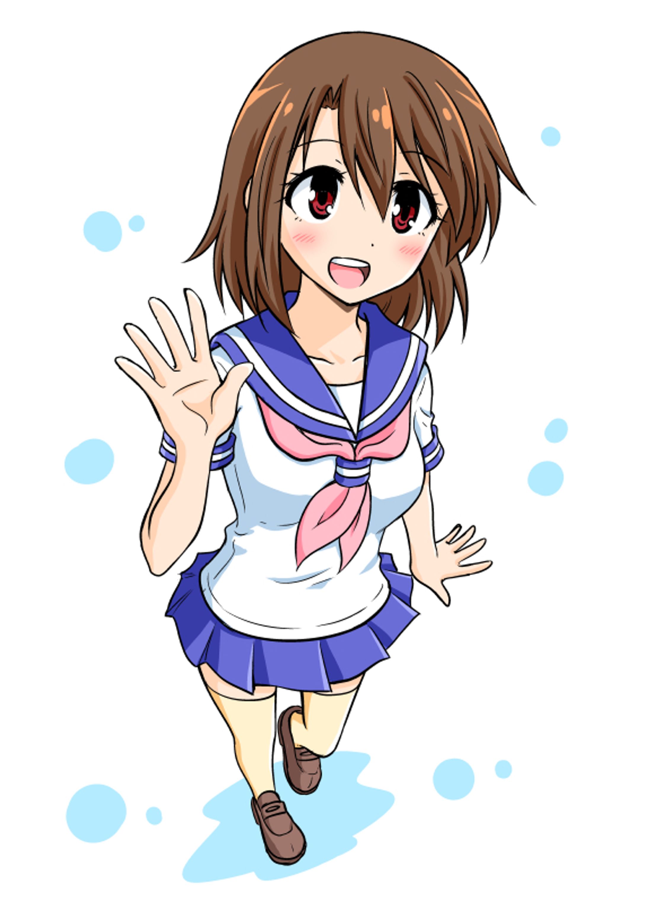 セーラー服少女-1