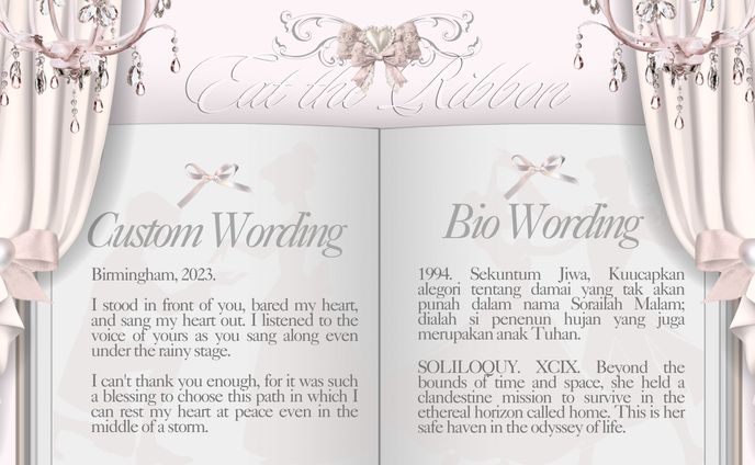 Wording Catalogue Design