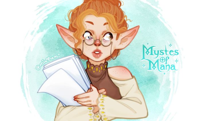 I'm posting a bit of art from my campaign today! 

This is Adelaide, she's a gnome and works for the government of the capital! Unlike most, she enjoys neat environments and bureaucracy - I think her ideal world would have people being very fiscally and ethically responsible and run very smoothly ✨

#dnd #dungeonsanddragons #dndcharacter #dungeonsanddragonsfanart #dndfanart #dndart #dnddrawing #dndcharacterart #dndcharacterdesign #dnddigitalart #dungeonsanddragonscharacter #dndoc #dungeonsanddragonsoc #dungeonsanddragonsgnome #dndoc #dndgnome #gnome #gnomednd #digitaldrawing #digitalillustration #digitalartwork #digitalart #characterdesign #commissionsareopen #commissionsopen