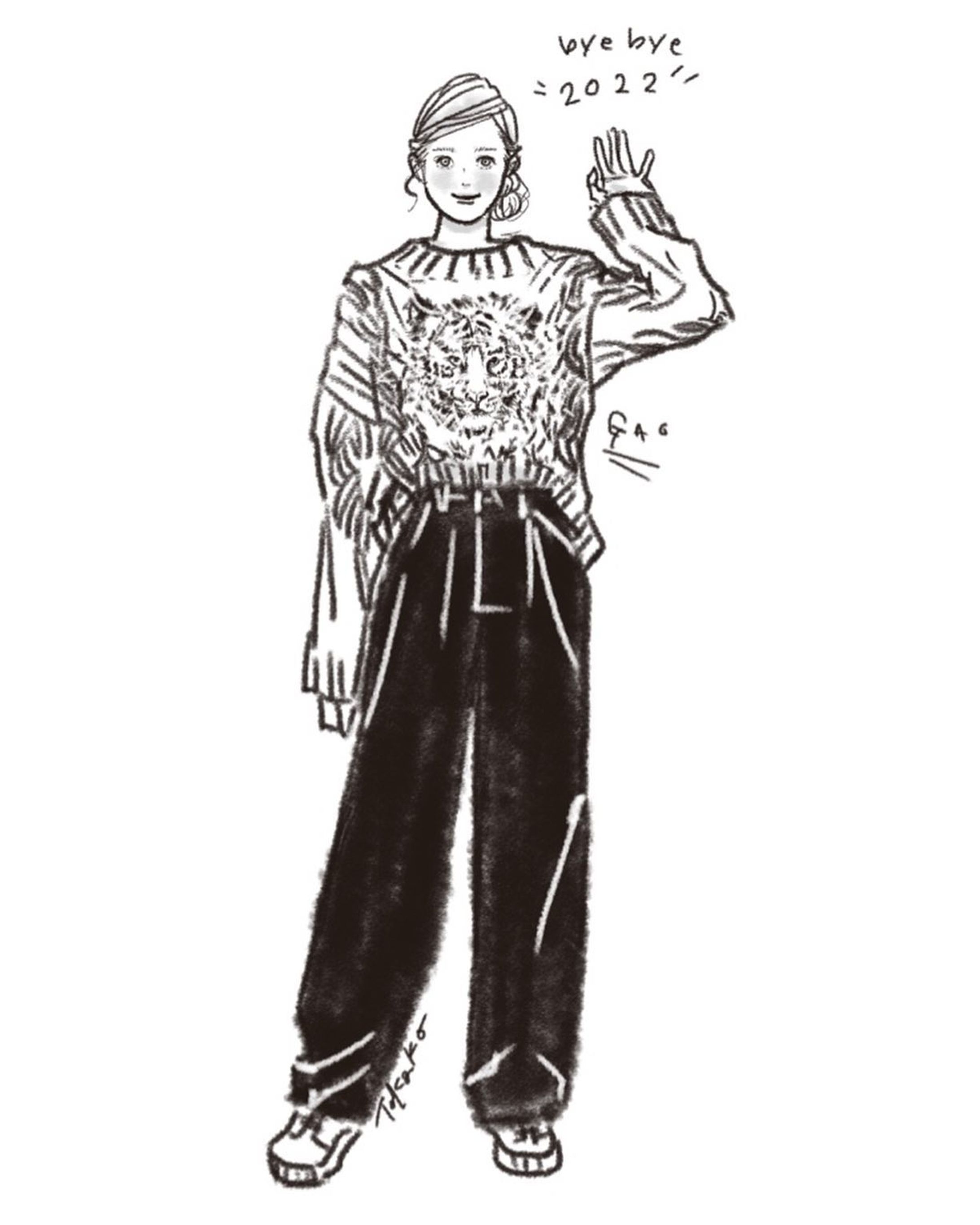 【private work】
今年ラストイラストです。

今年も一年ありがとうございました✨
また来年よろしくお願いします🙏✨

Takako-1