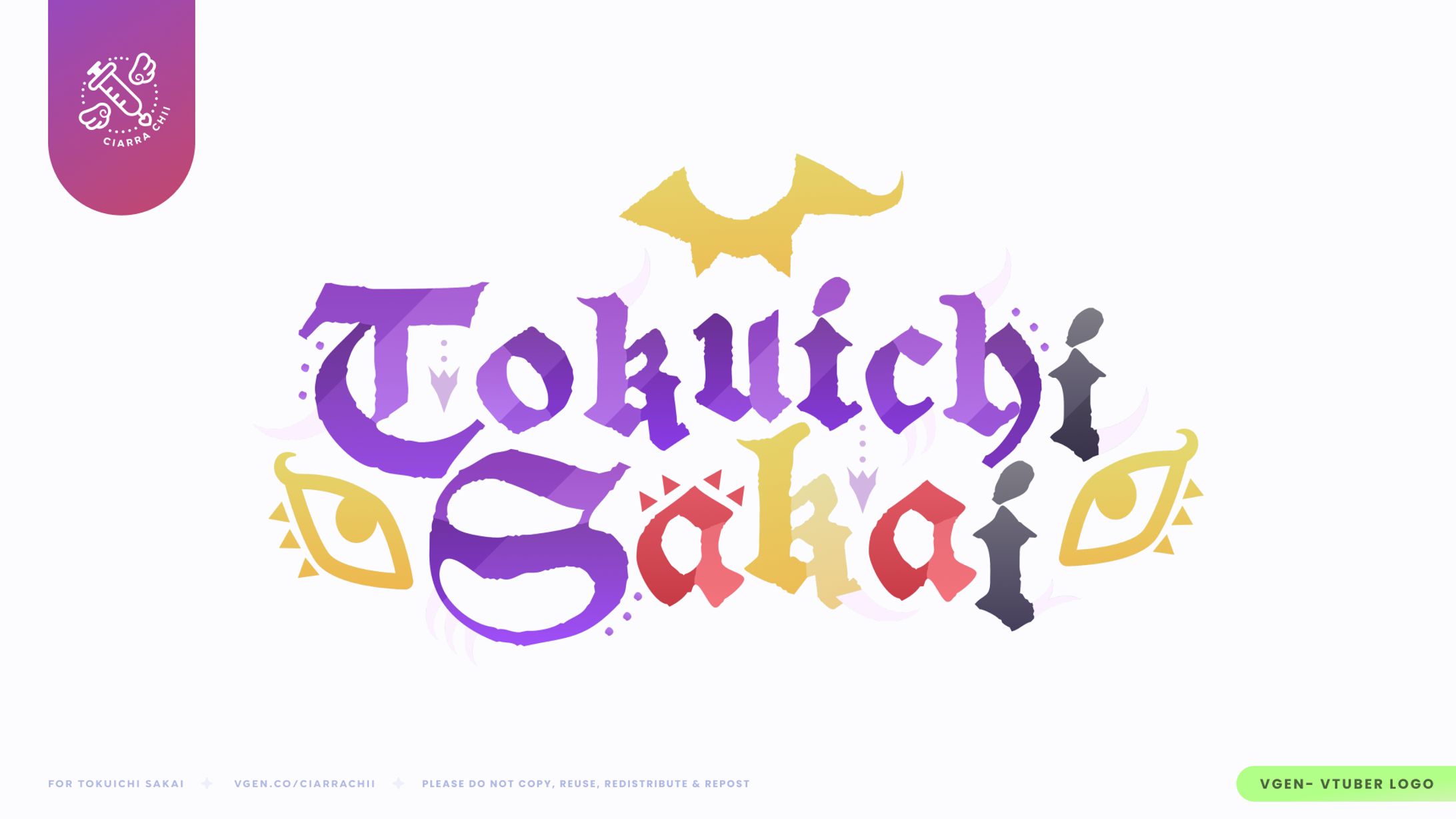 Tokuichi Sakai - Vtuber Logo-1