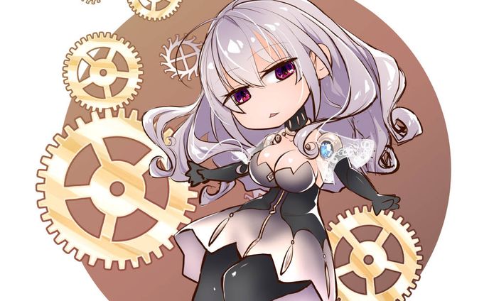 オリキャラお人形さんデフォルメ