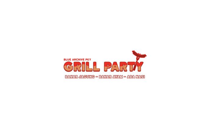 Event Logo - GRILL PARTY Blue Archive Pky 