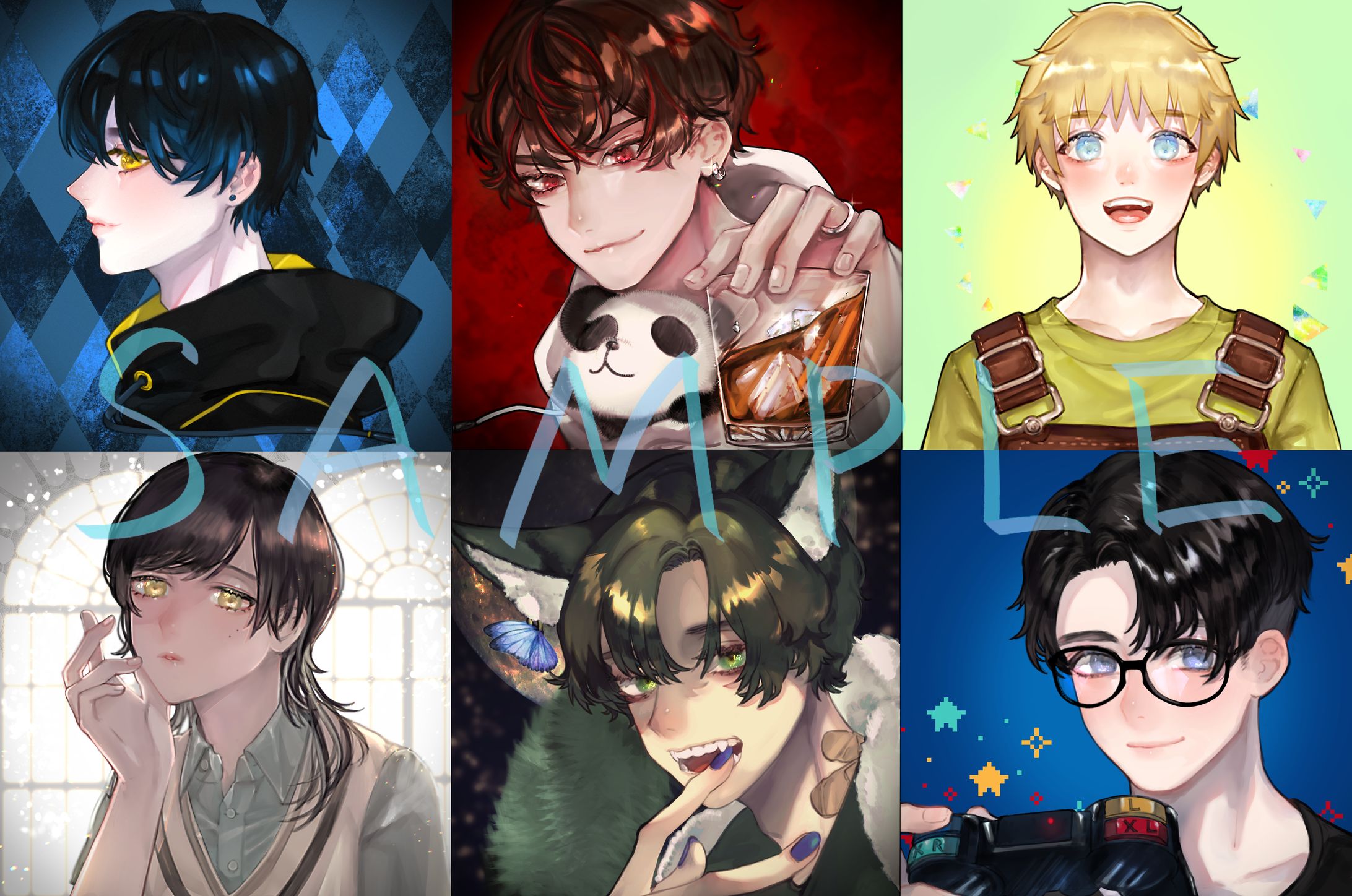 アイコンまとめ（男性）-1