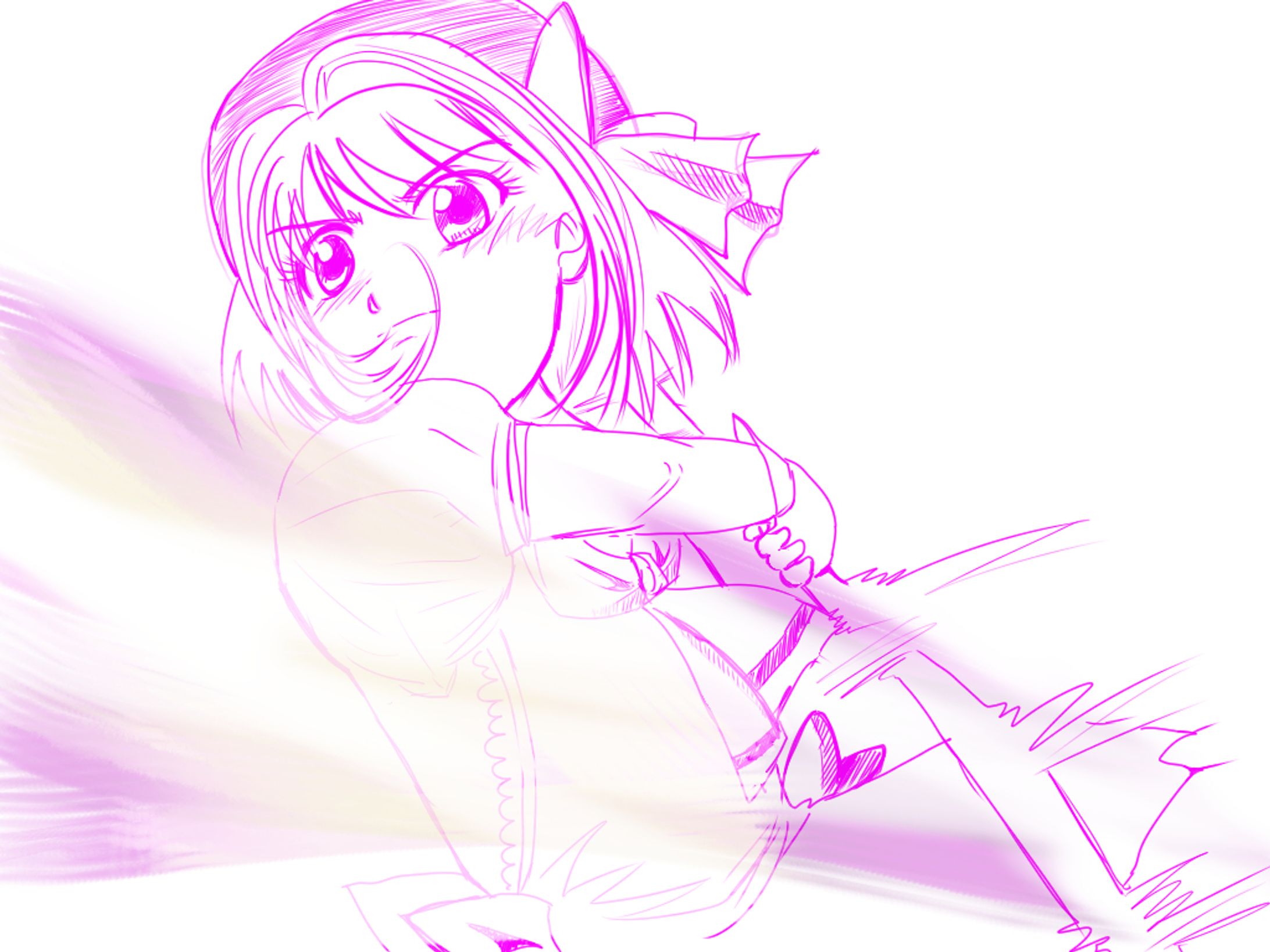 魔法っぽい女の子-1