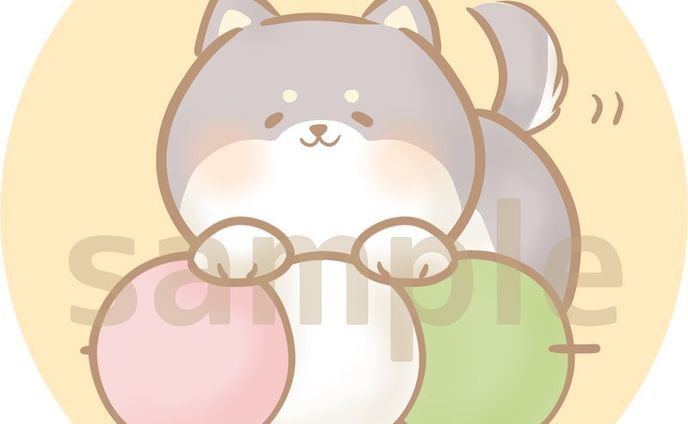 お団子🍡のうえに
わんちゃんのせてみました🥰！

なき声🐶のイメージは
定番の『ワンッ』?
...それとも『ワッフッ！』⁇

う〜ん...(*´-`)?✨

／
🐶　わふ！　　
＼

決定🙌！！！←

#いぬ #ココナラで出品中 
  #ゆるい #イラスト #可愛い #落書き #絵 #イラストレーター #キャラ #オリジナル #ゆるふわ #オリキャラ描いてみた #イラスト練習中 #イラスト好きな人と繋がりたい #イラストグラム始めました