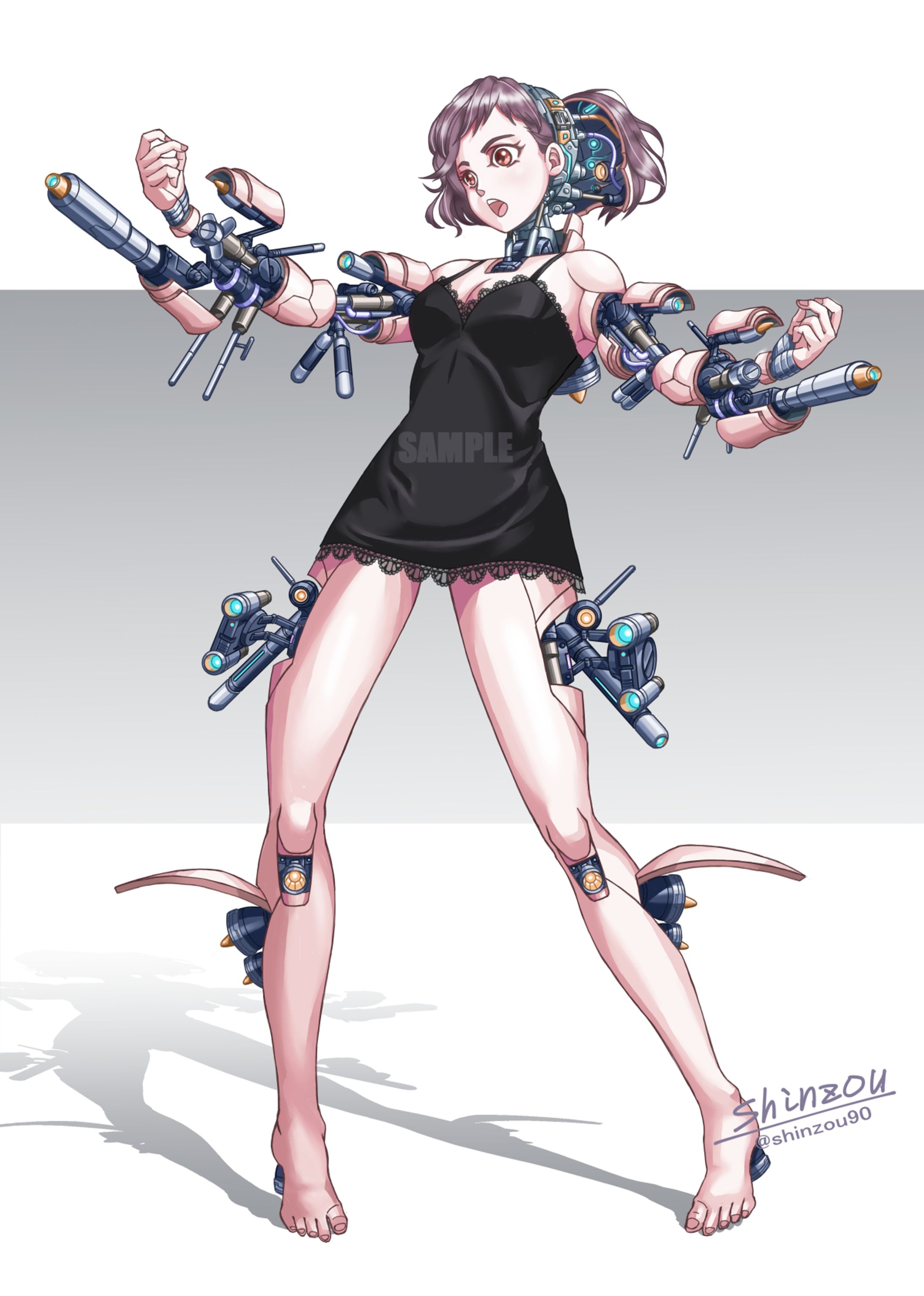女性型サイボーグ２（メカバレ）-1