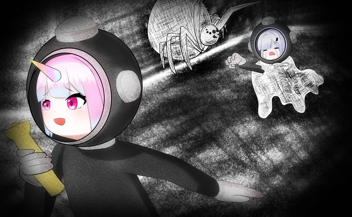 イラスト、配信切り抜き