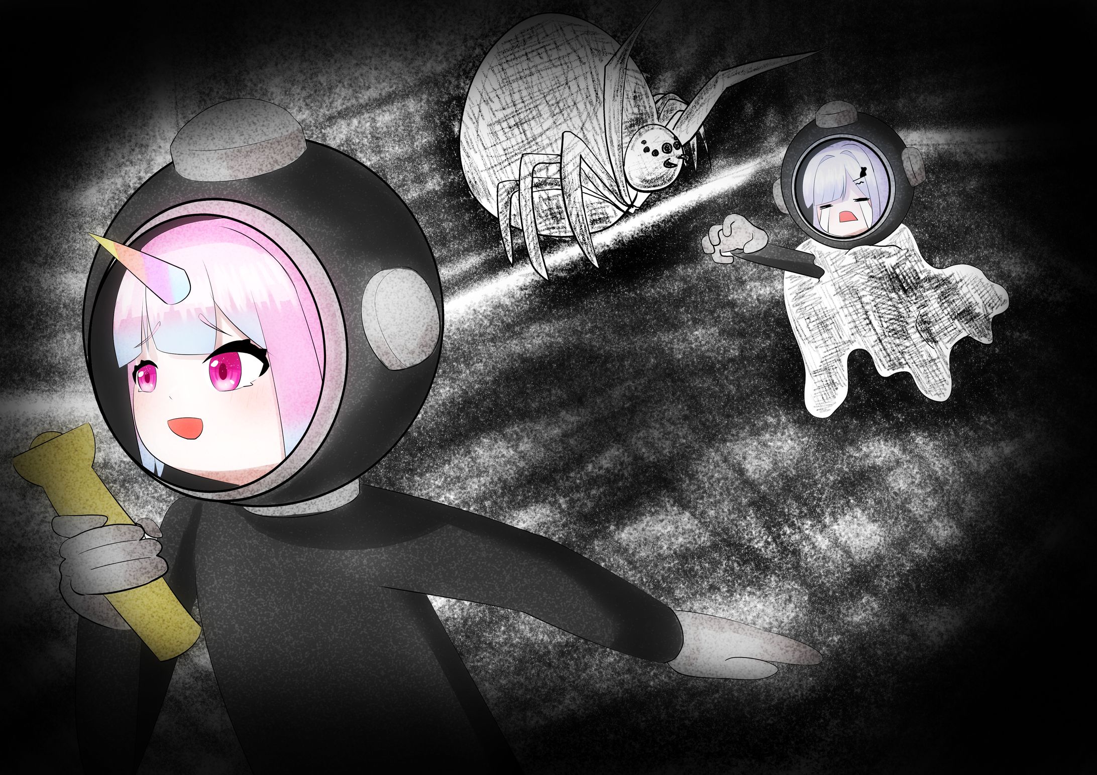 だしゆにコンテント配信切り抜きイラスト-1