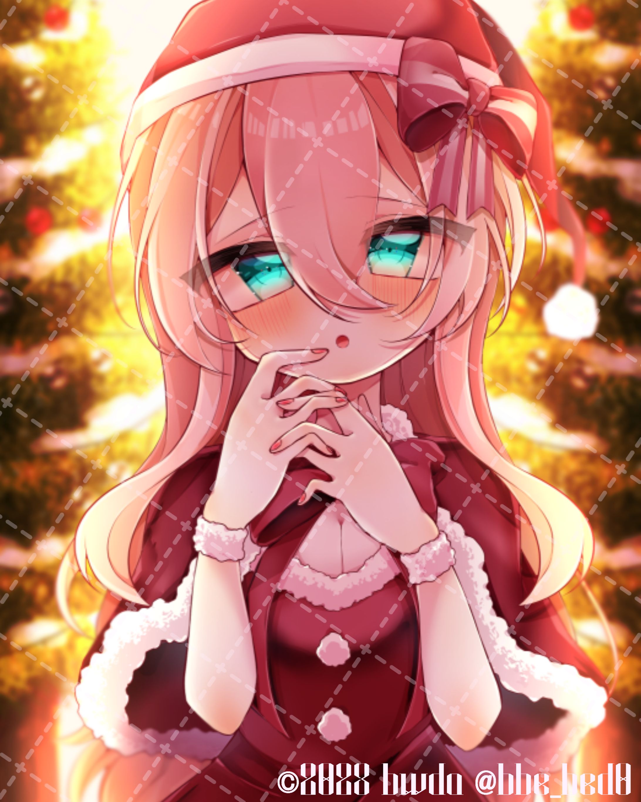 【ご依頼一枚絵】白艶 ごはん 様 クリスマスver-1