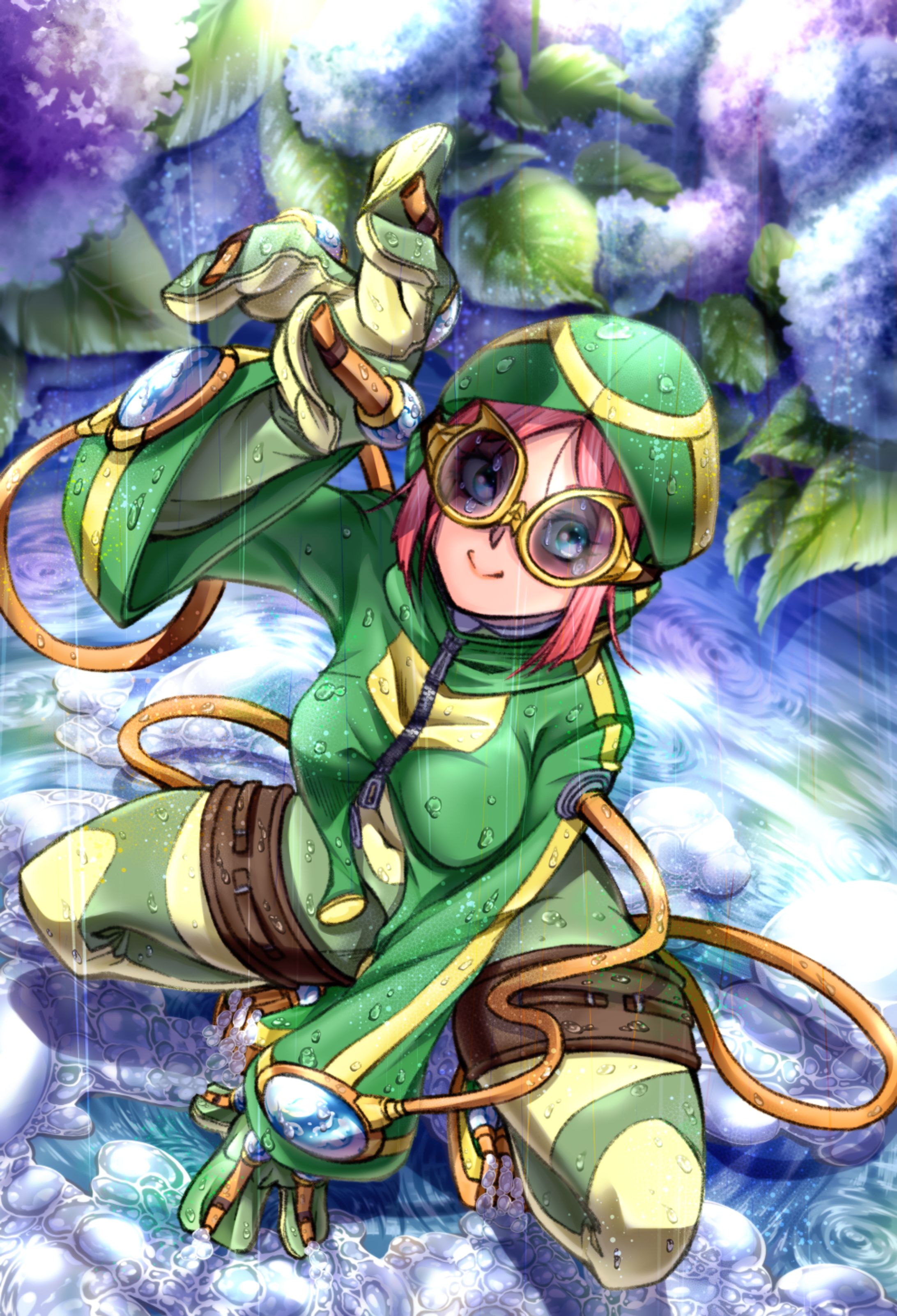 カエル系女子「泡奈さん」-1