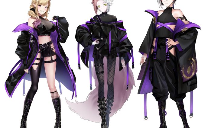 衣装デザイン・立ち絵