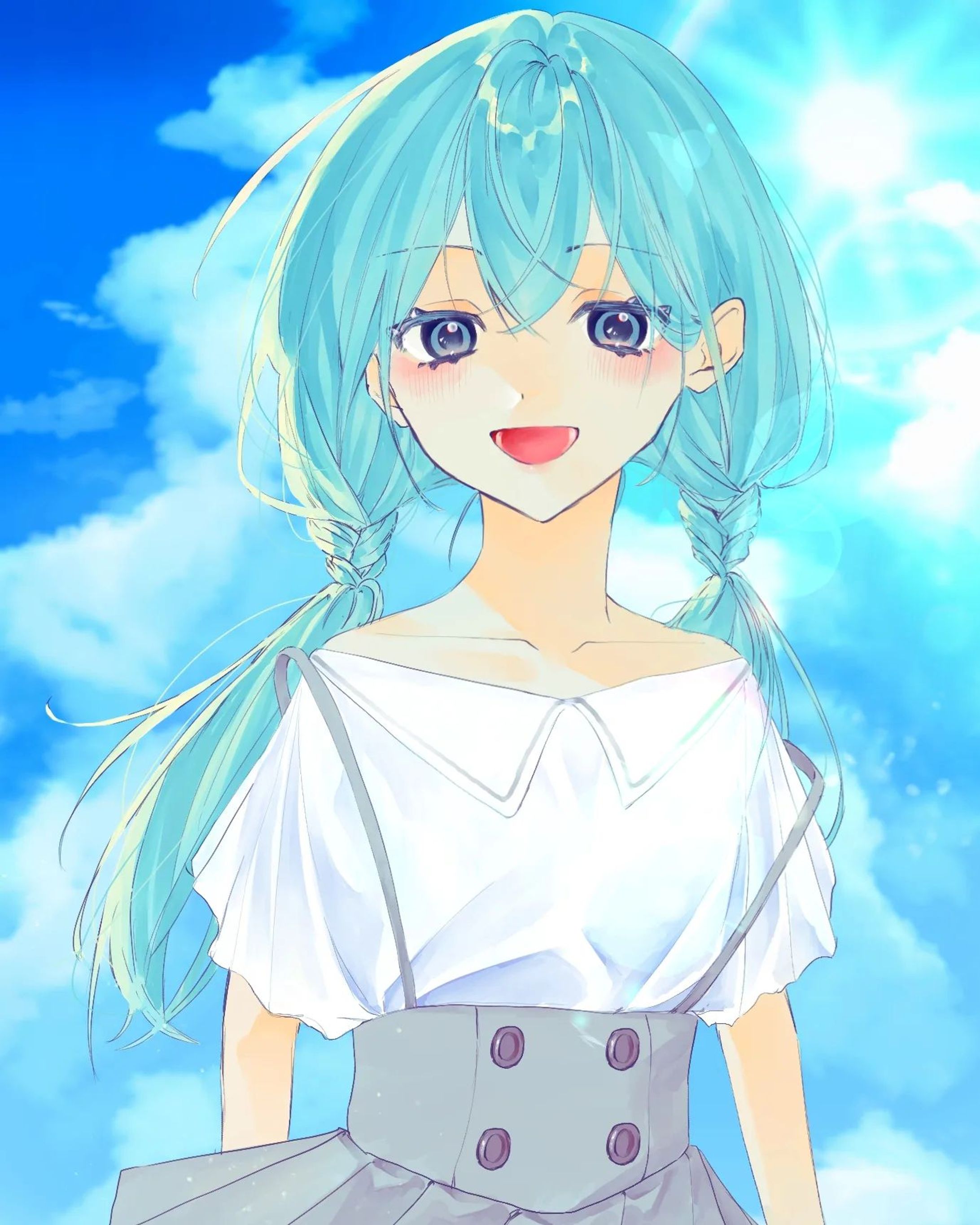 夏空⁡
⁡ #イラスト  #初音ミク #illustration-1