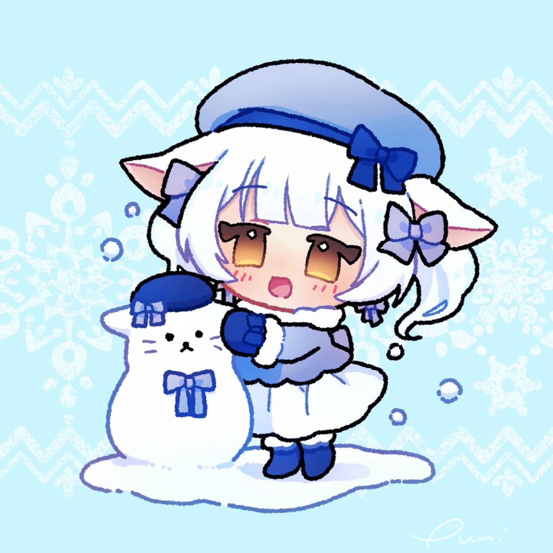 雪水める🎀❄️🌲様☃️❄️

#illustration #artwork #drawing #chibi
#kawaiiart #cuteart #mangaart
#ちびキャラ#ミニキャラ #イラストグラム #デジタルイラスト #Vtuberイラスト #いらすとぐらむ
#일러스트 #드로잉 #그림스타그램 #插图-1