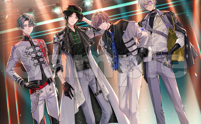 NIJISANJI ENのユニットBY THE BEAT4名のデビュービジュアル