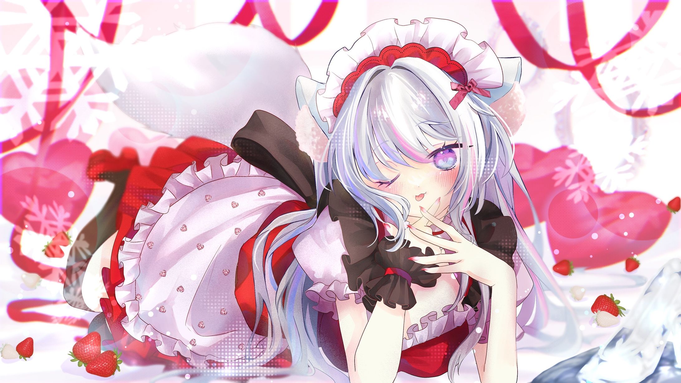 雪明みてん様　バレンタインイラスト-1