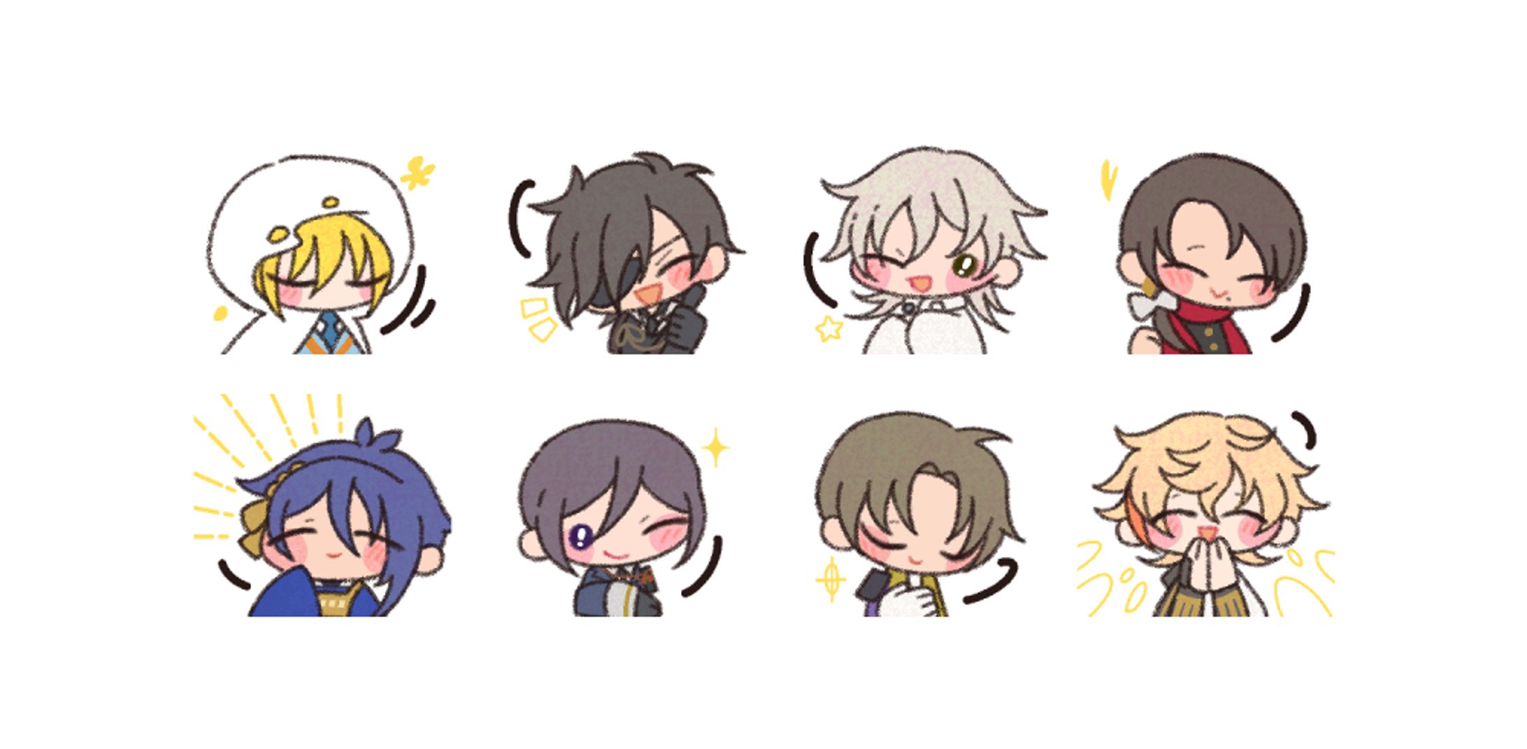 刀剣乱舞ラインスタンプ企画参加①-1