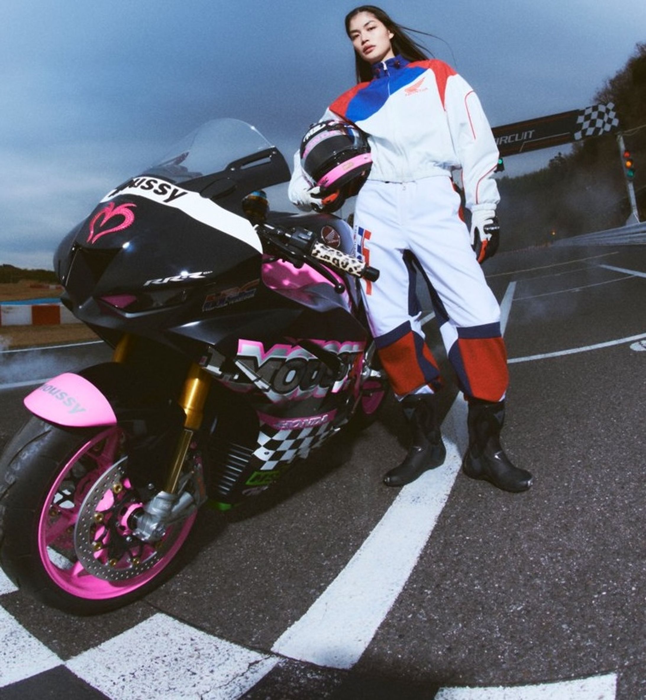 24SS HONDA | MOUSSY バイク/ヘルメットラッピングデザイン-1